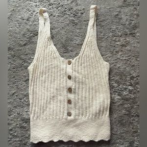 Abercrombie cotton sweater tank